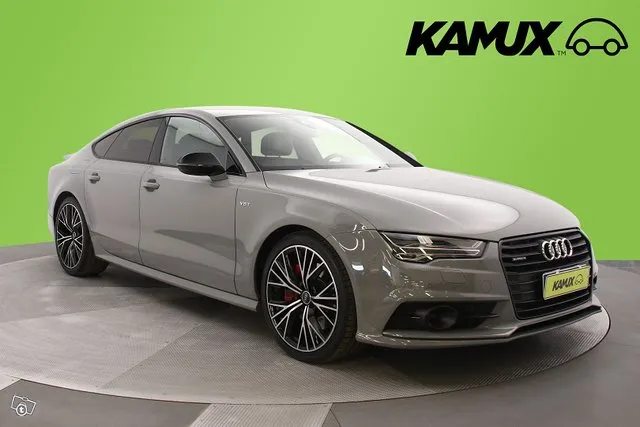 Audi A7 3,0 V6 Biturbo 240 kW quattro Competition / Webasto / Nardo Grey / Facelift / Adapt. vakkari / Image 1